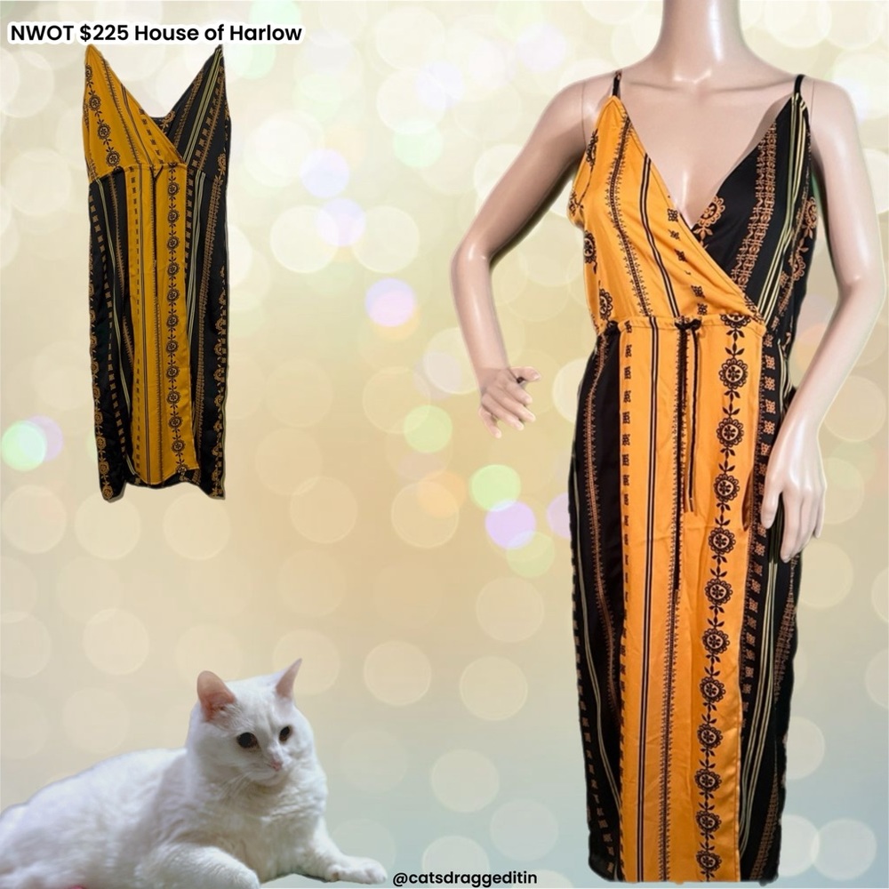NWOT $225 House of Harlow | Boho Dress - Picture 1 of 15